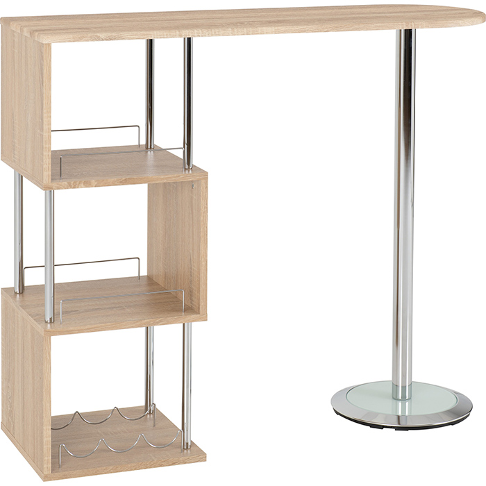 Charisma Light Sonoma Oak Effect Home Bar Table Charisma Light Sonoma Oak Effect Home Bar Table